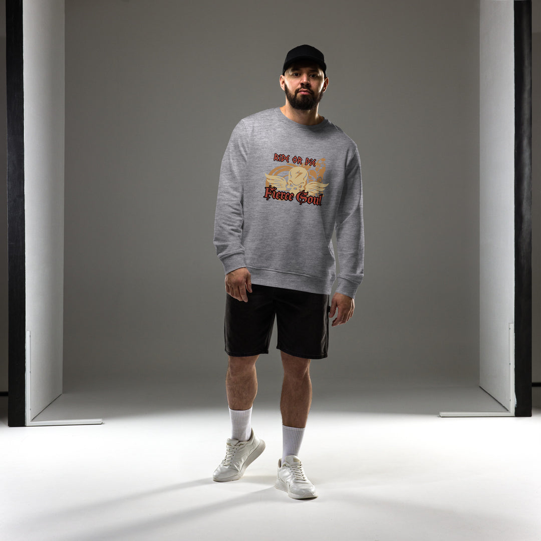 Ride or Die, Fierce Soul, Unisex organic sweatshirt