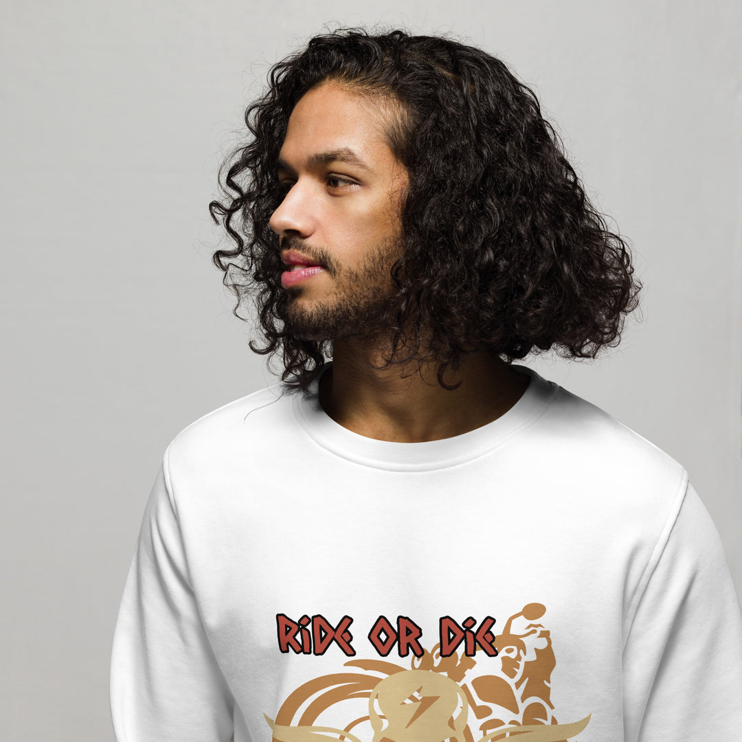 Ride or Die, Fierce Soul, Unisex organic sweatshirt