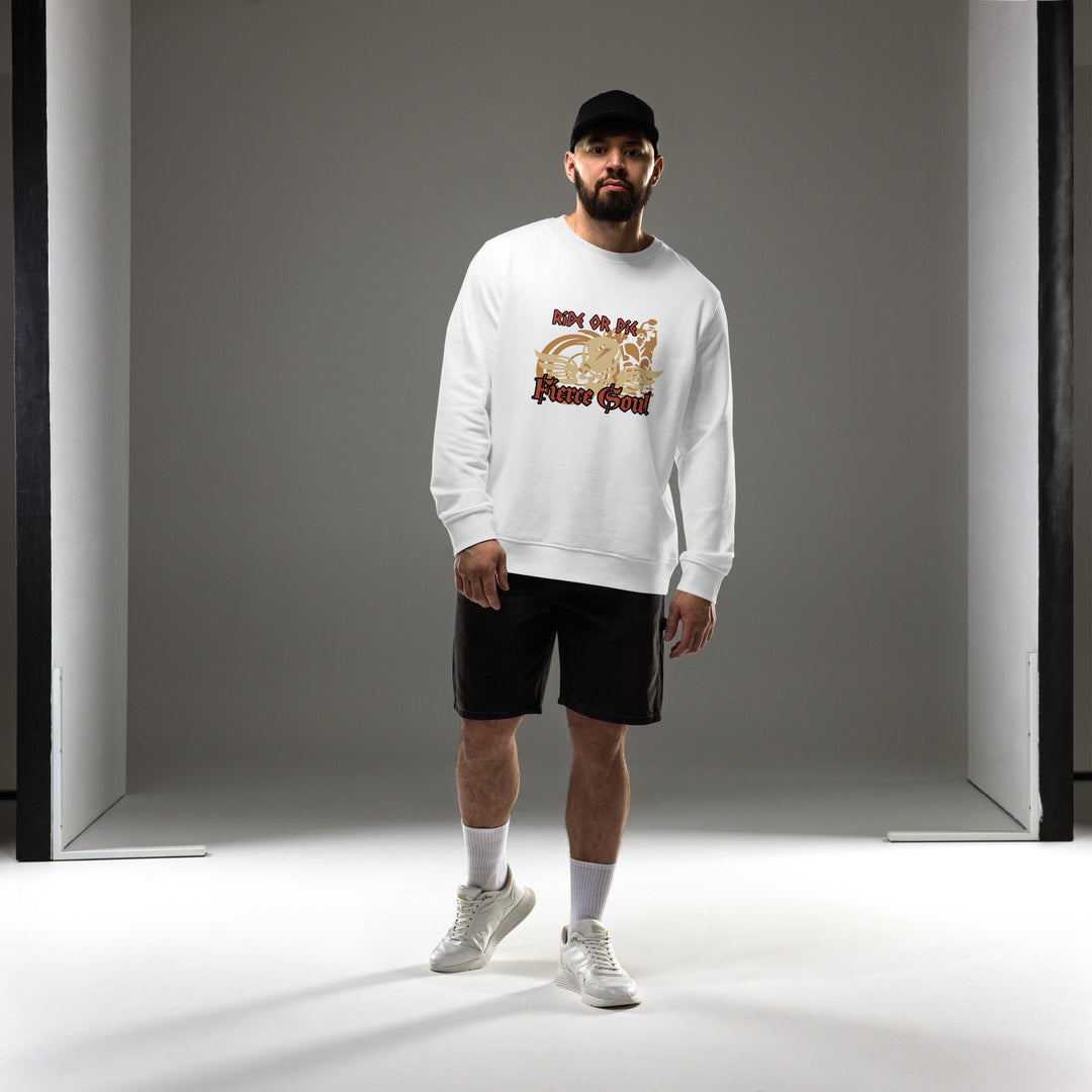 Ride or Die, Fierce Soul, Unisex organic sweatshirt