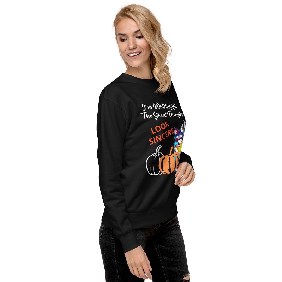 Great Pumpkin, look sincere, Halloween, Unisex Premium Sweatshirt