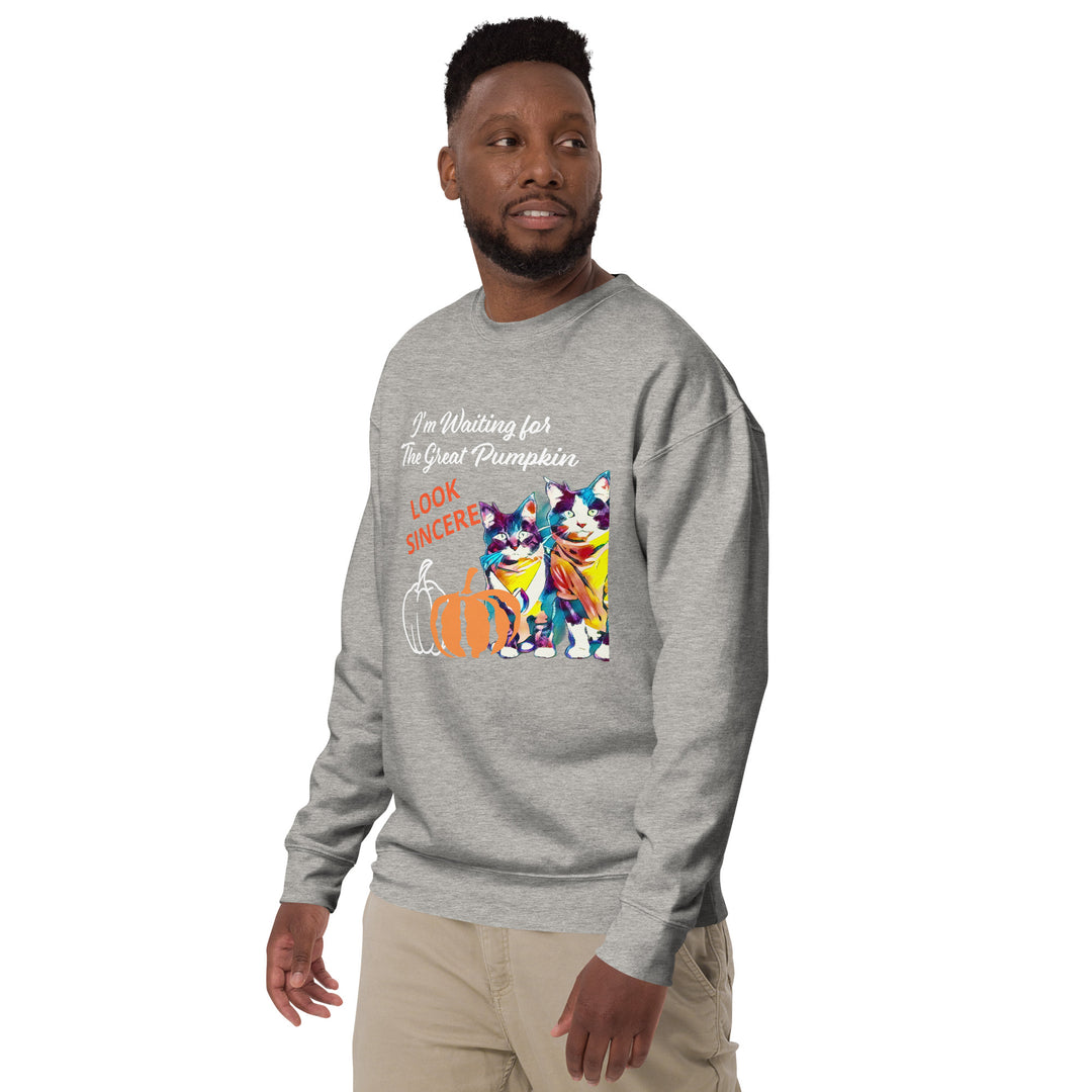 Great Pumpkin, look sincere, Halloween, Unisex Premium Sweatshirt