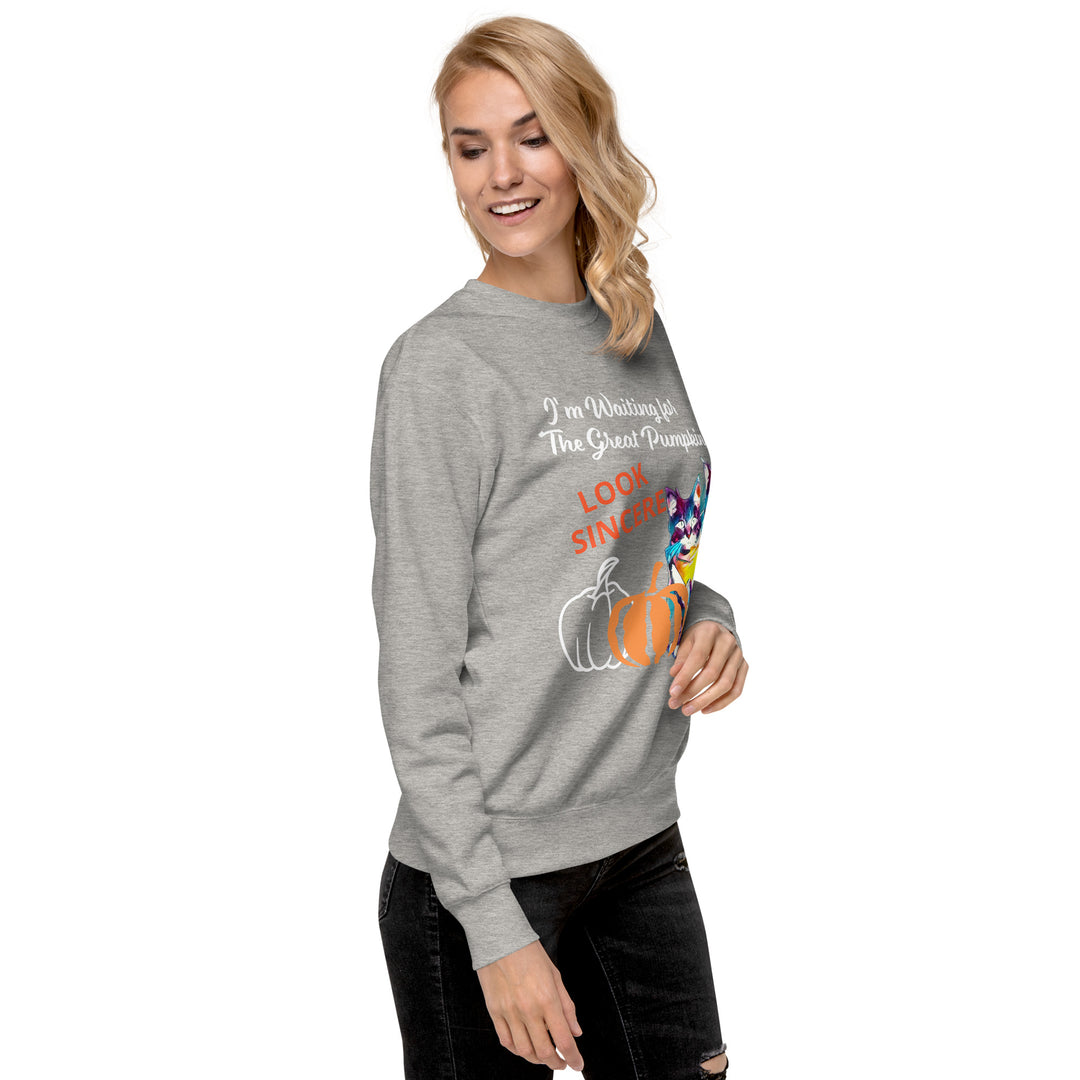 Great Pumpkin, look sincere, Halloween, Unisex Premium Sweatshirt