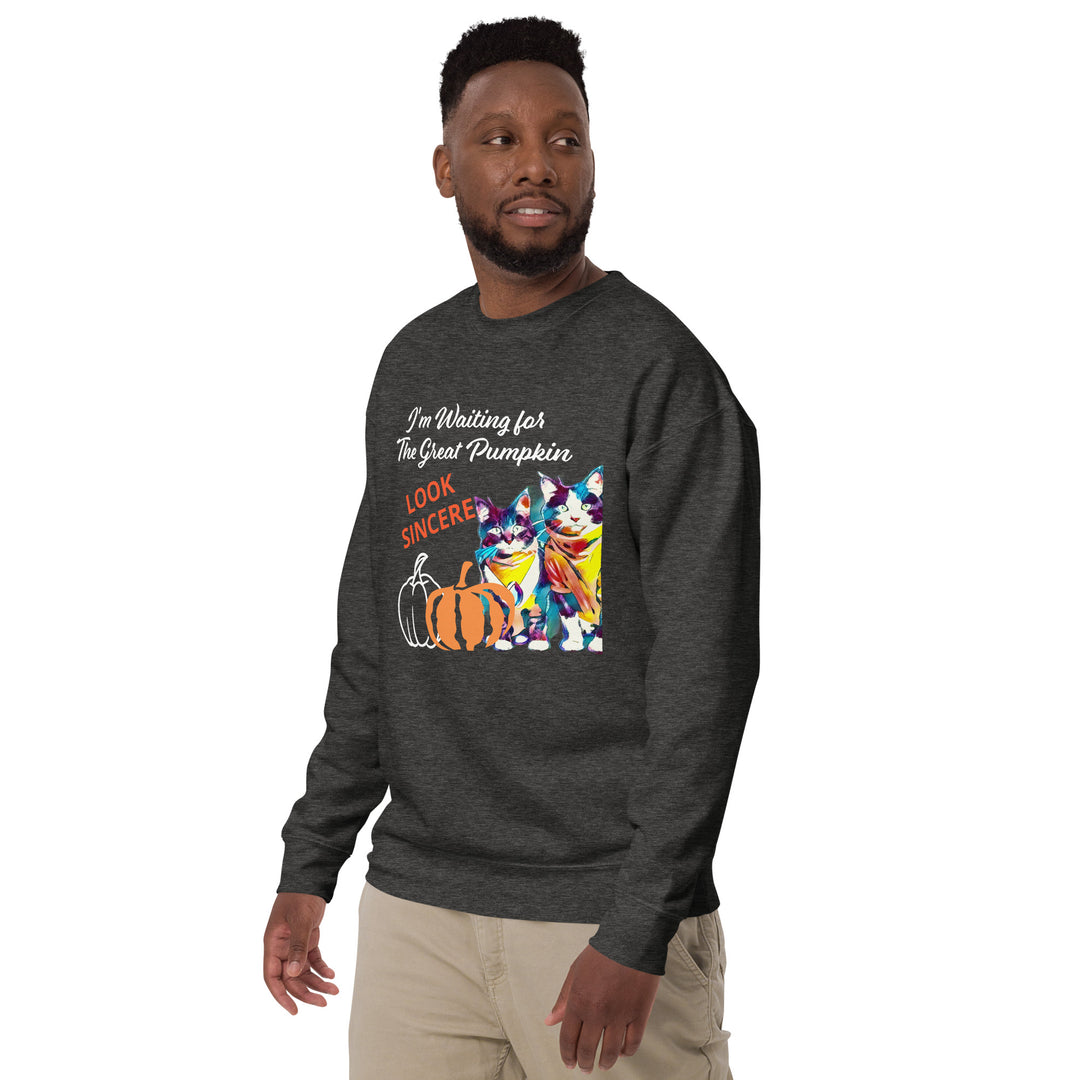 Great Pumpkin, look sincere, Halloween, Unisex Premium Sweatshirt