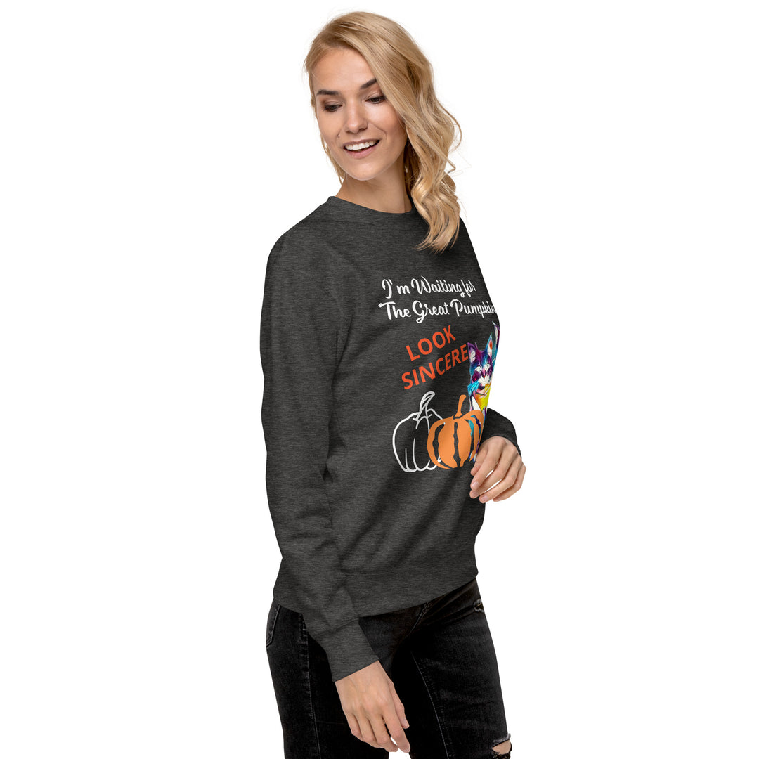 Great Pumpkin, look sincere, Halloween, Unisex Premium Sweatshirt