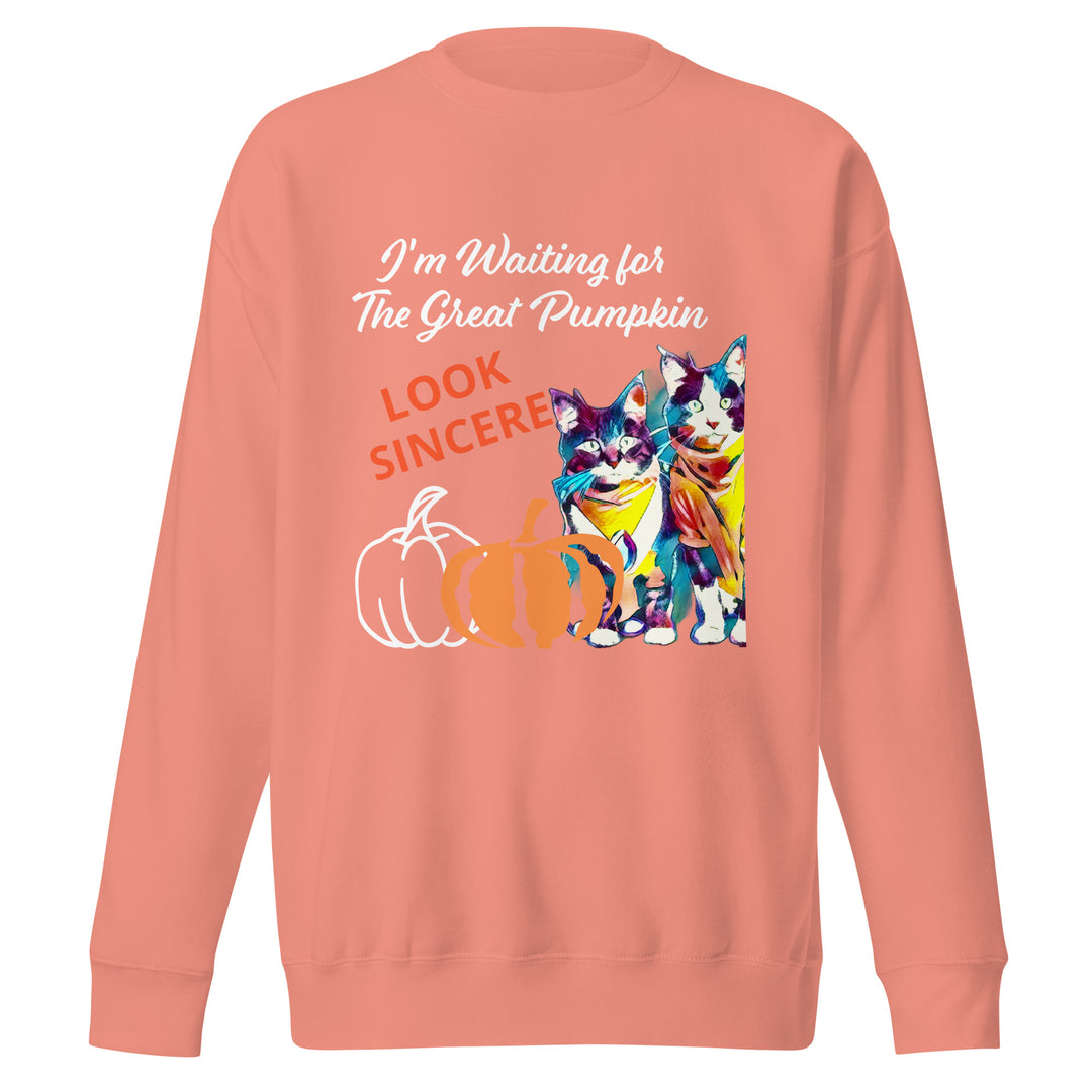 Great Pumpkin, look sincere, Halloween, Unisex Premium Sweatshirt