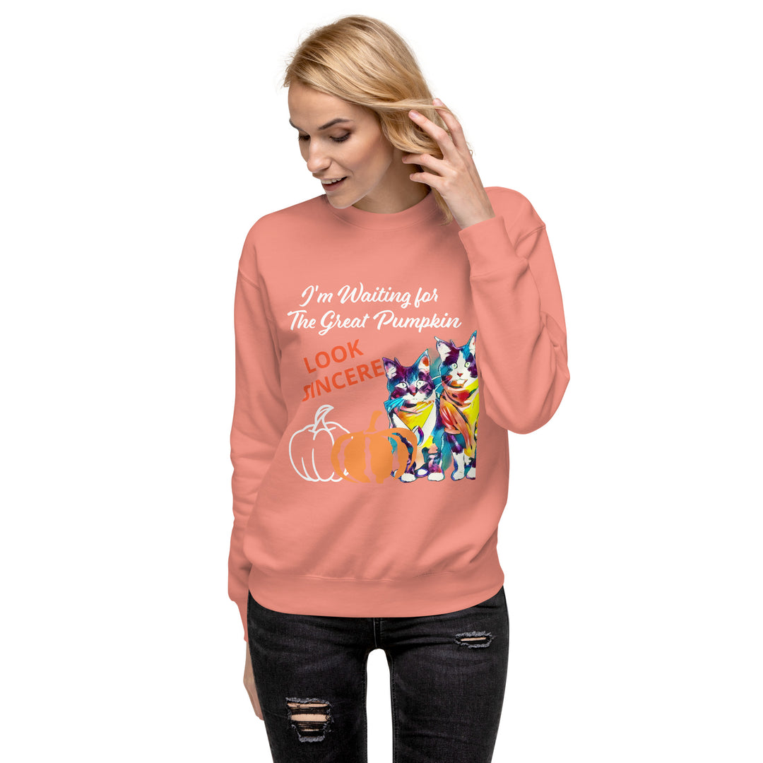 Great Pumpkin, look sincere, Halloween, Unisex Premium Sweatshirt