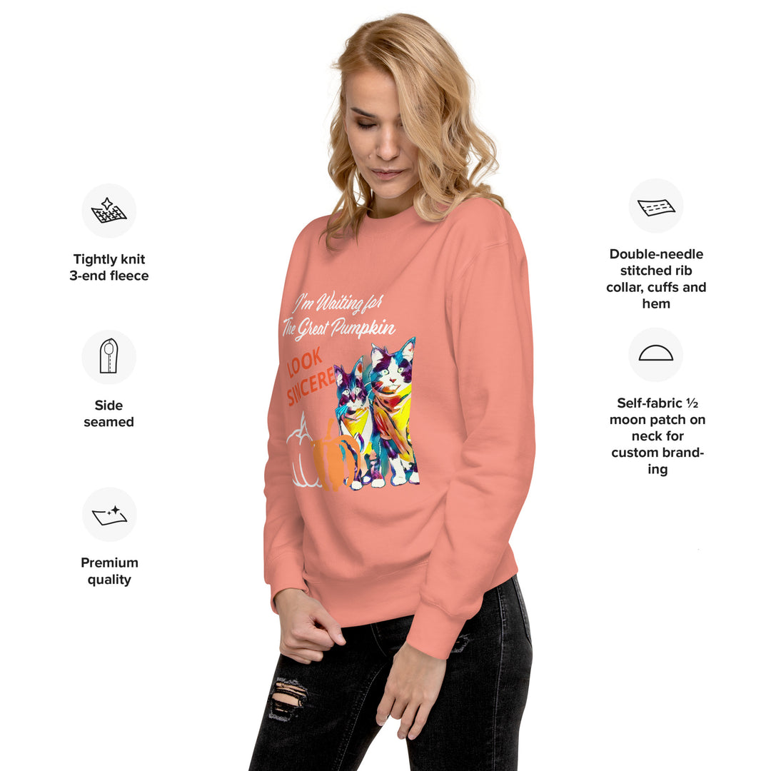 Great Pumpkin, look sincere, Halloween, Unisex Premium Sweatshirt