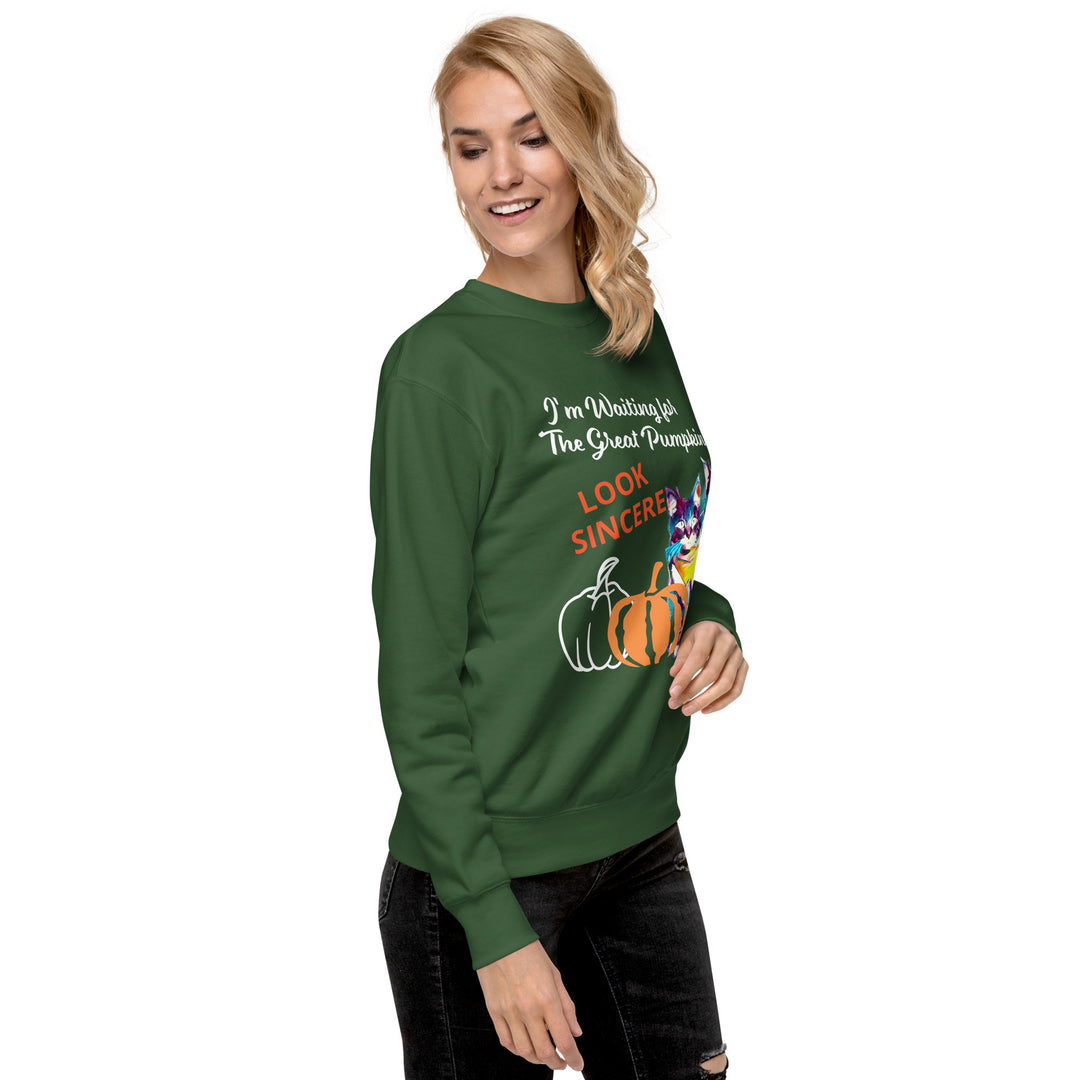 Great Pumpkin, look sincere, Halloween, Unisex Premium Sweatshirt