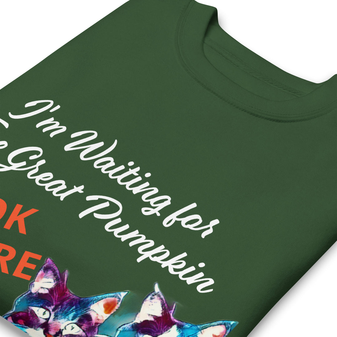 Great Pumpkin, look sincere, Halloween, Unisex Premium Sweatshirt