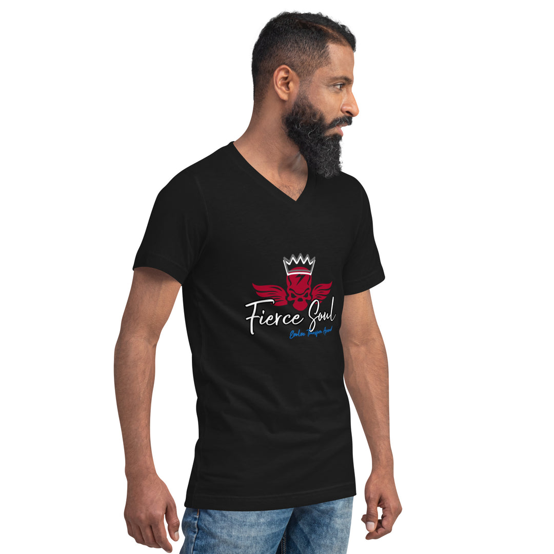 Fierce Soul Transformed Unisex Short Sleeve V-Neck T-Shirt