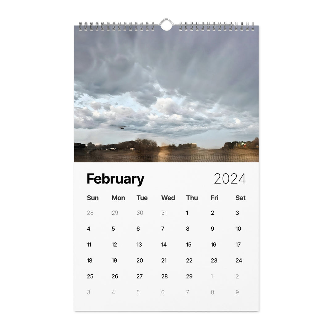 Cavern and Sky Wall calendar (2024)