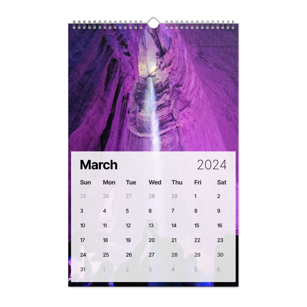 Cavern and Sky Wall calendar (2024)