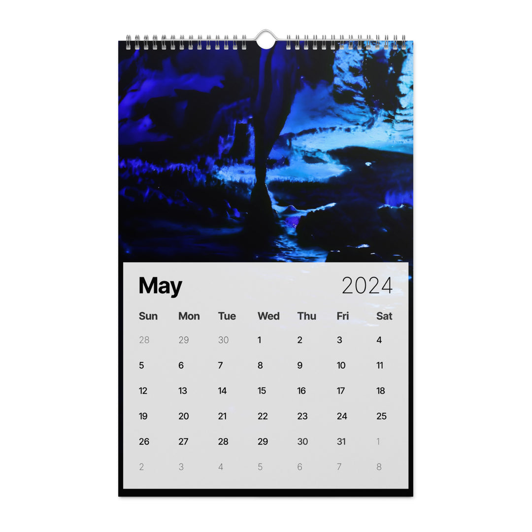 Cavern and Sky Wall calendar (2024)