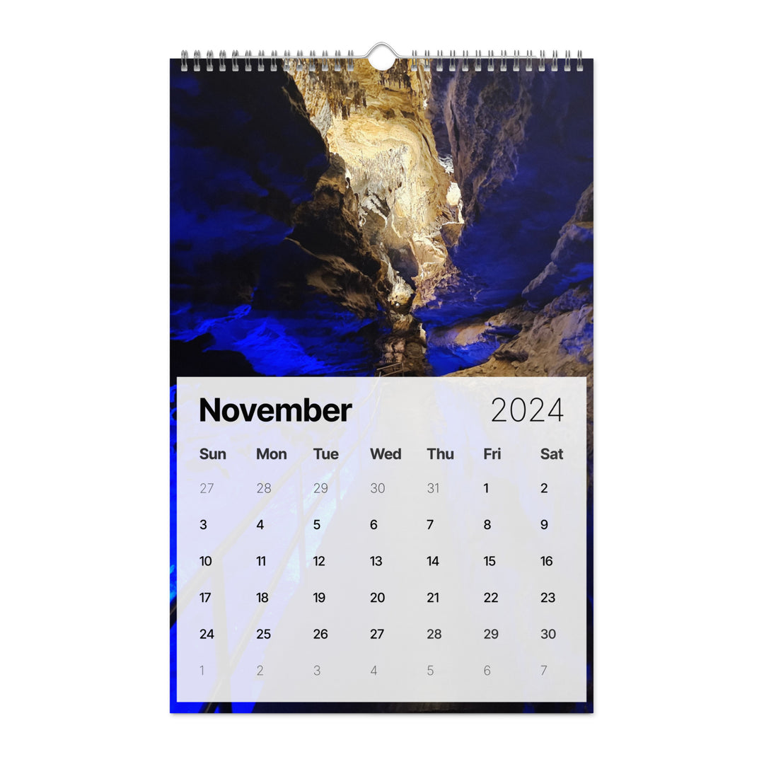 Cavern and Sky Wall calendar (2024)