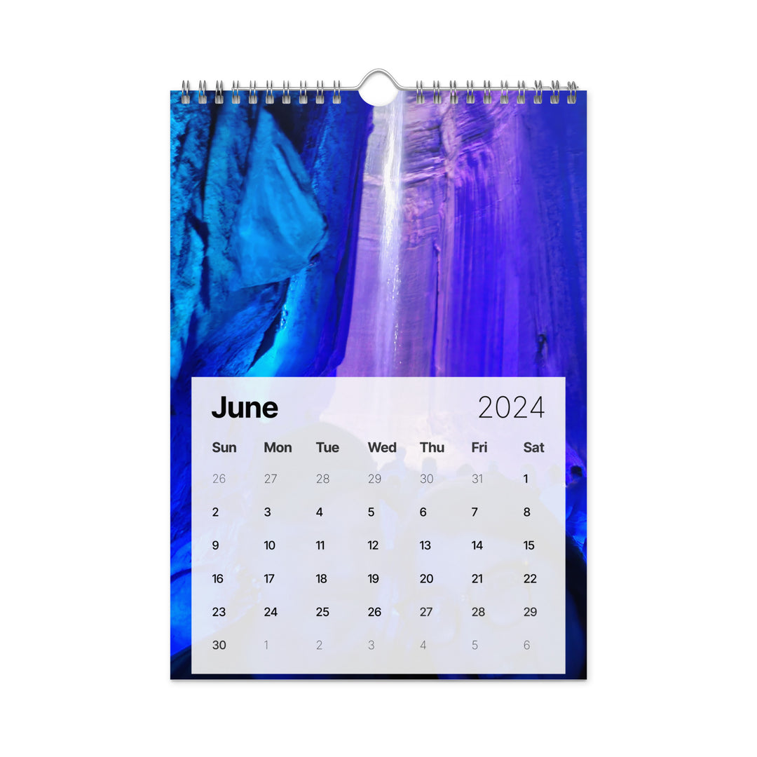 Cavern and Sky Wall calendar (2024)