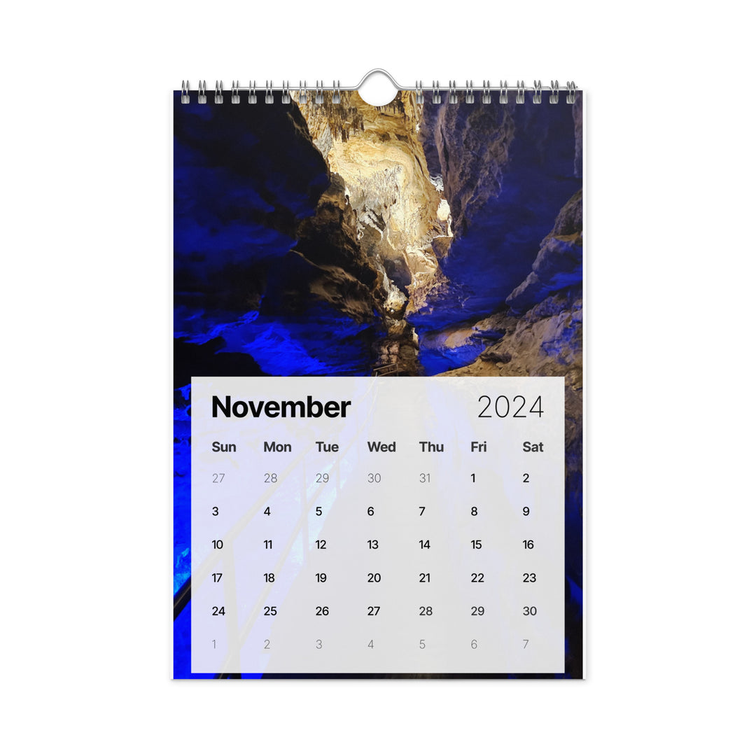 Cavern and Sky Wall calendar (2024)