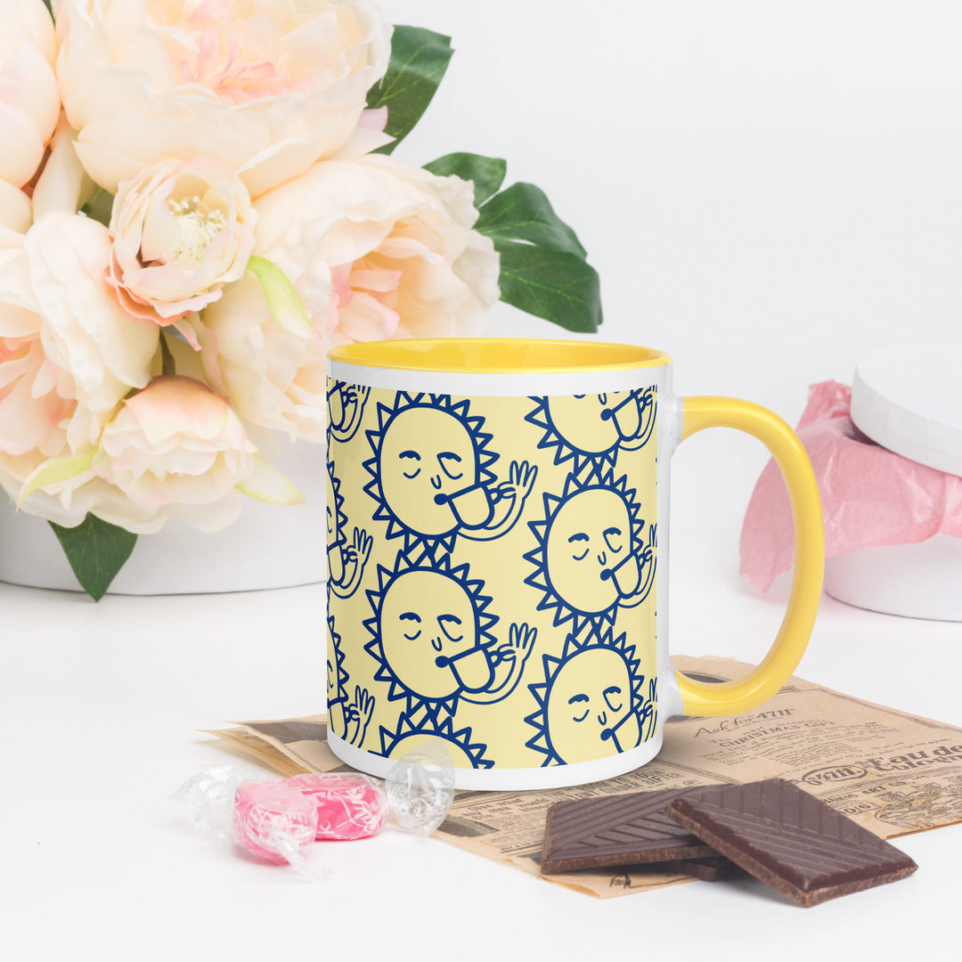 Sun Shiny Day Mug with Yellow Inside