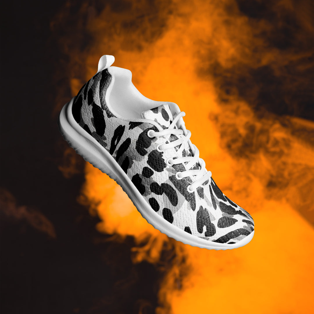 Black and white animal print Women’s athletic shoes