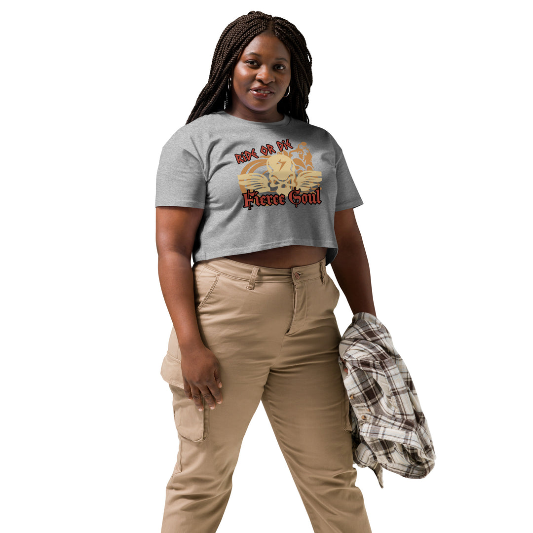 Ride or Die, Fierce Soul, Women’s crop top
