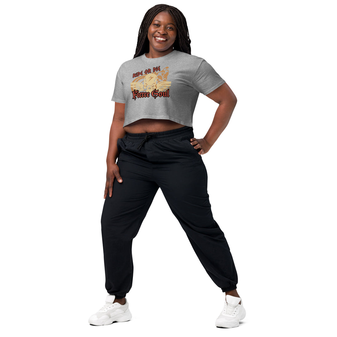 Ride or Die, Fierce Soul, Women’s crop top