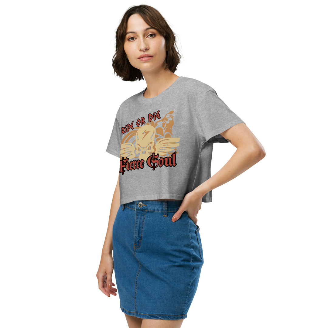 Ride or Die, Fierce Soul, Women’s crop top