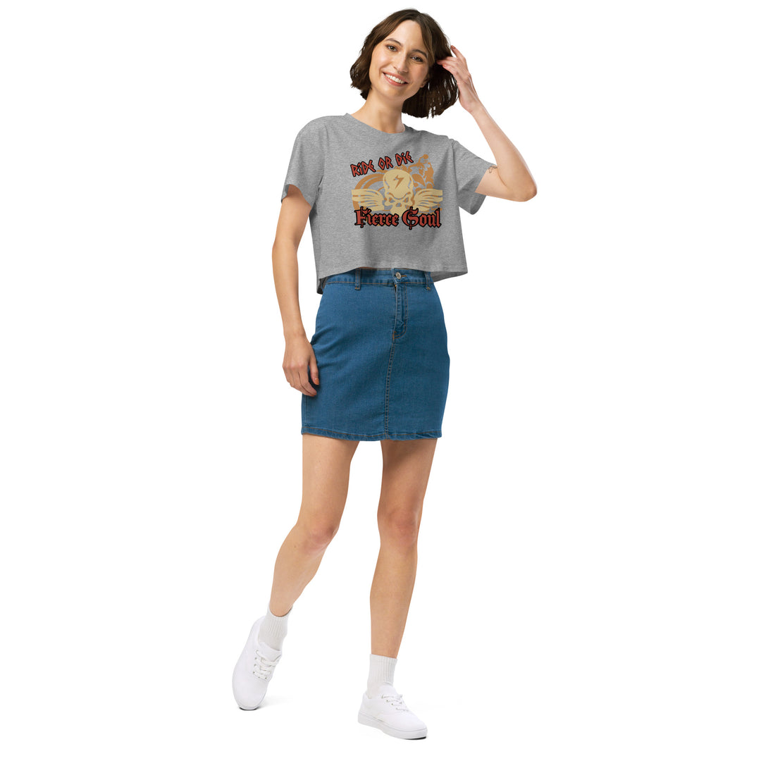 Ride or Die, Fierce Soul, Women’s crop top