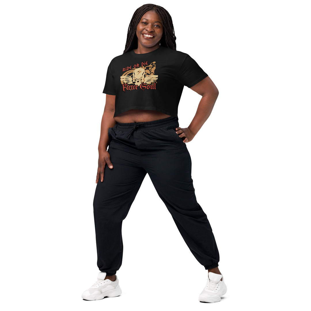 Ride or Die, Fierce Soul, Women’s crop top