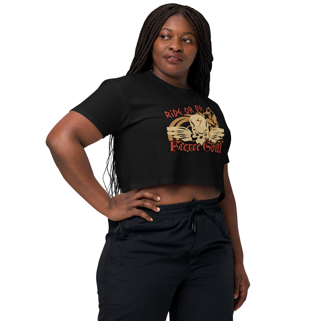 Ride or Die, Fierce Soul, Women’s crop top