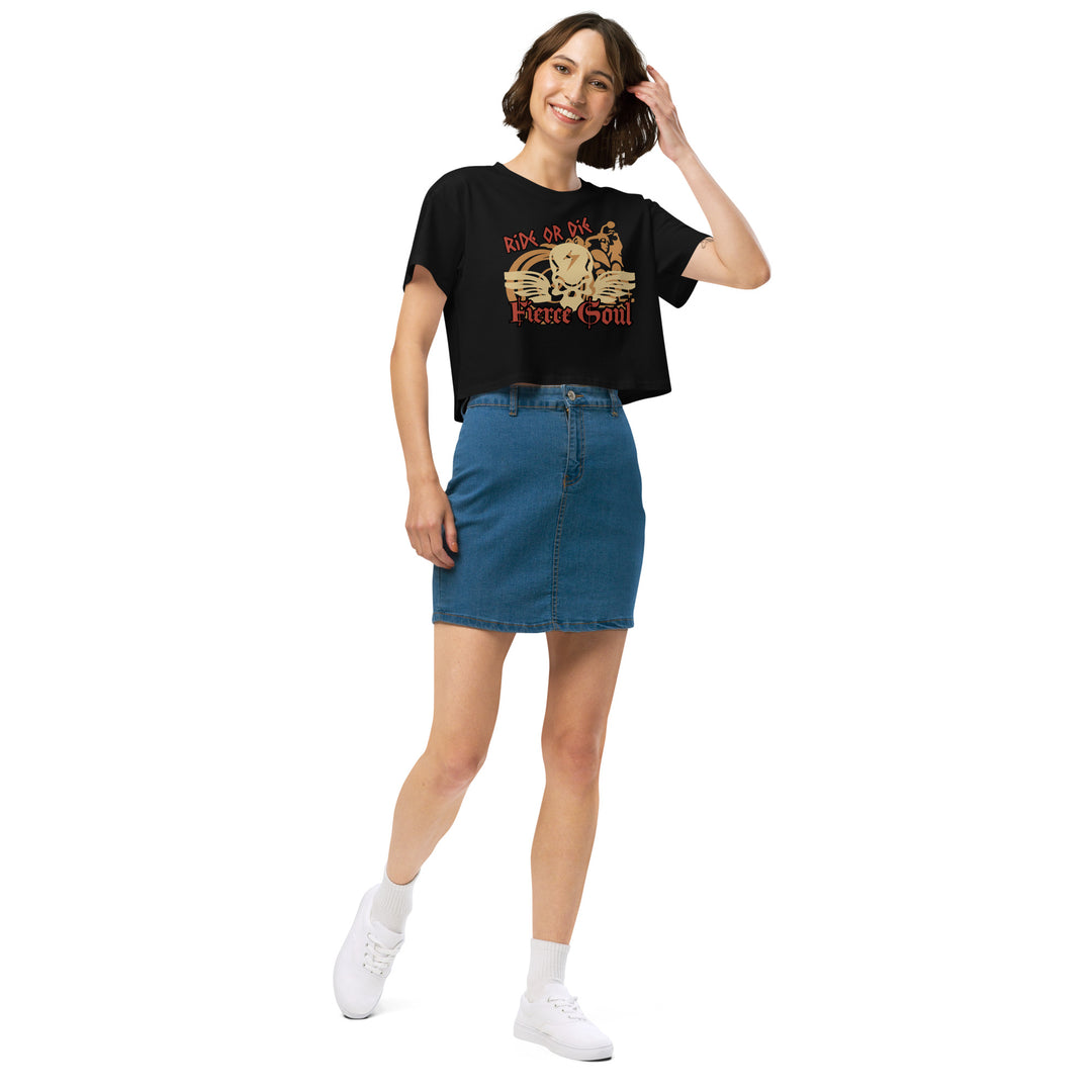 Ride or Die, Fierce Soul, Women’s crop top