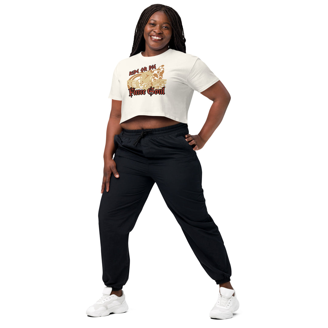 Ride or Die, Fierce Soul, Women’s crop top