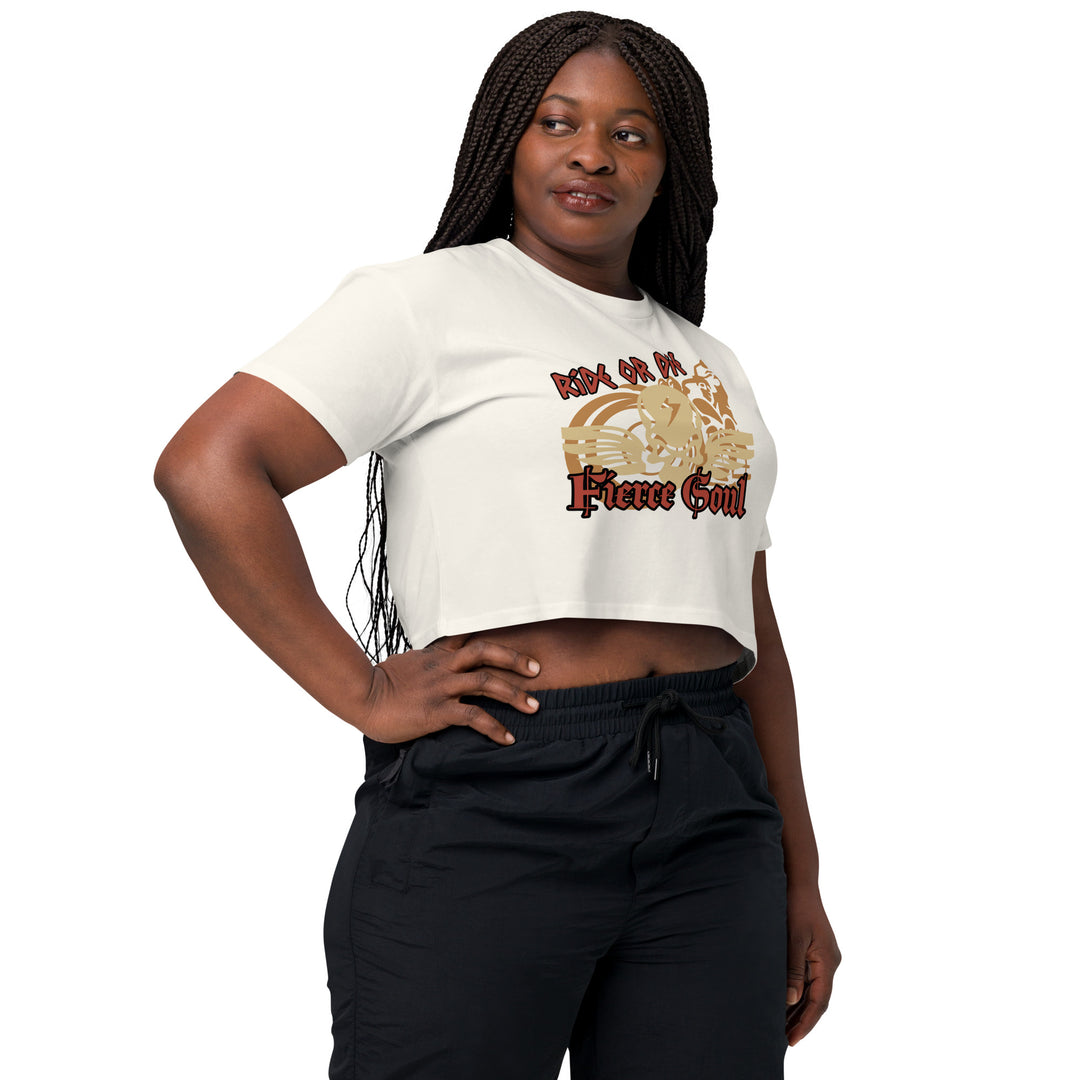 Ride or Die, Fierce Soul, Women’s crop top