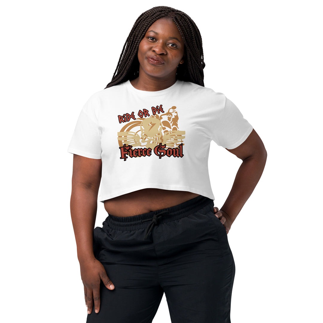 Ride or Die, Fierce Soul, Women’s crop top