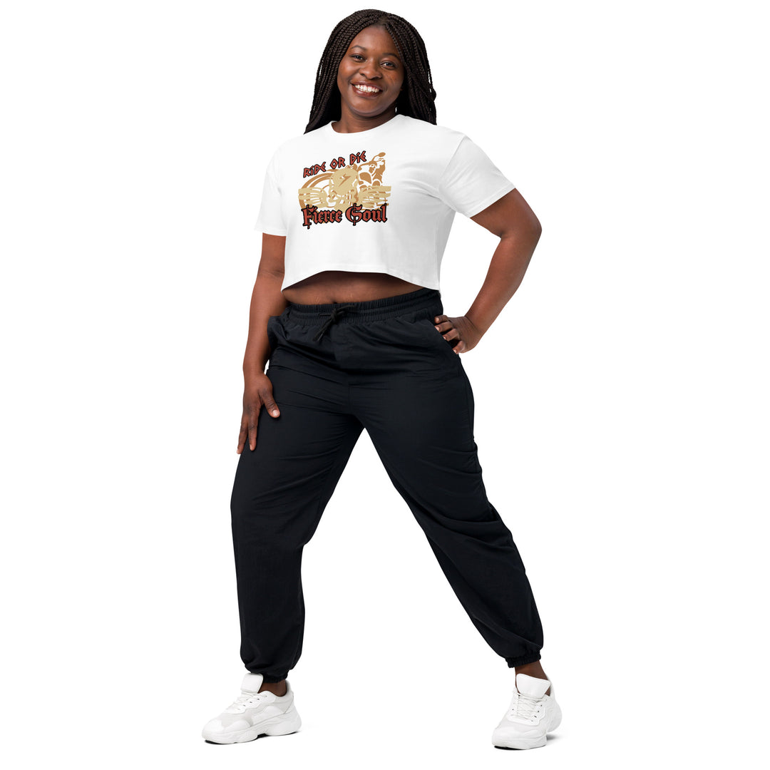 Ride or Die, Fierce Soul, Women’s crop top