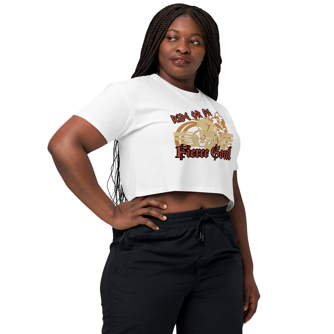Ride or Die, Fierce Soul, Women’s crop top