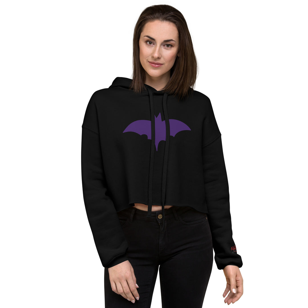 Bat Signal Crop Hoodie