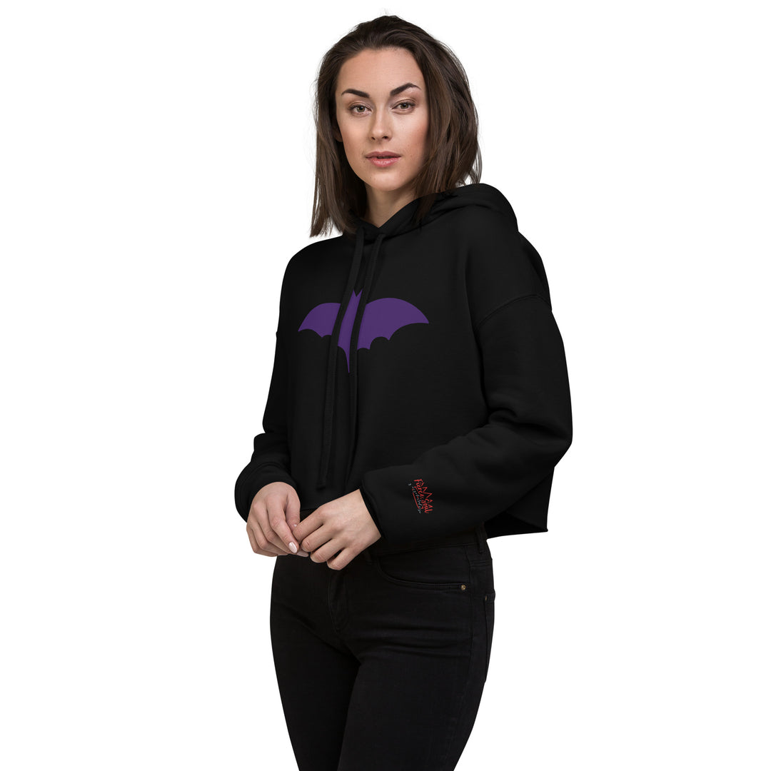 Bat Signal Crop Hoodie