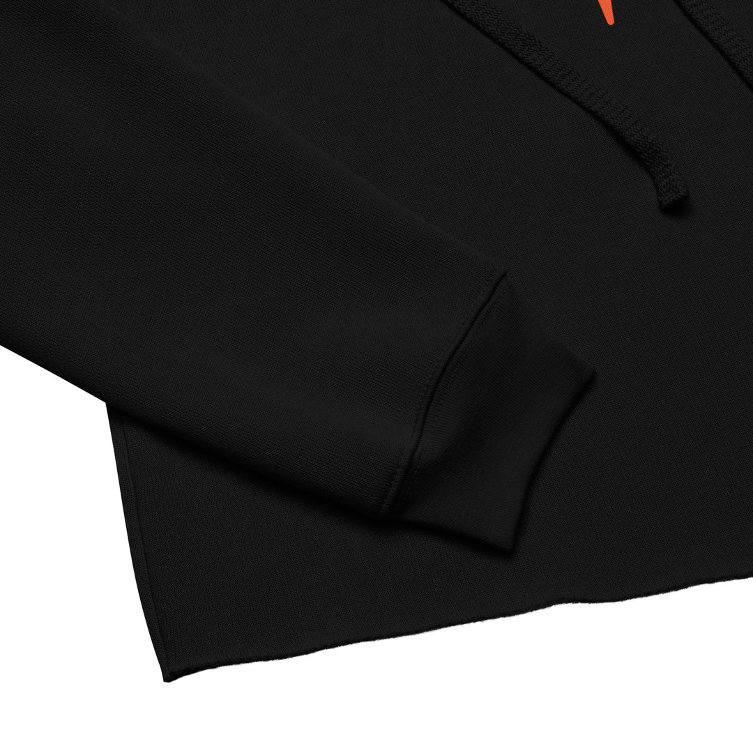 Orange Bat Signal,  Halloween Crop Hoodie