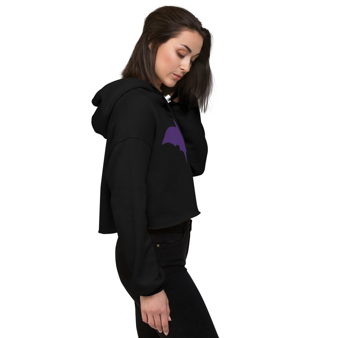 Bat Signal Crop Hoodie