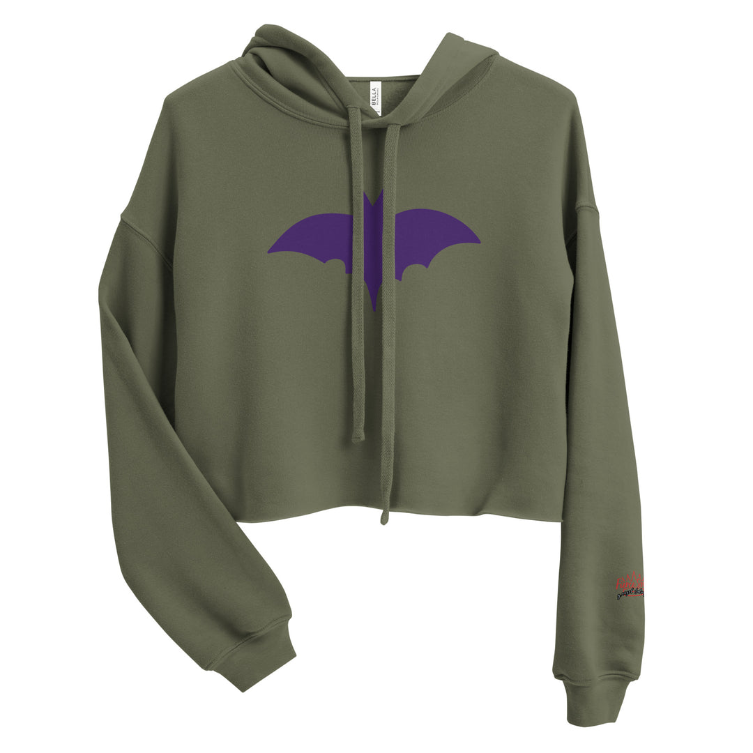 Bat Signal Crop Hoodie