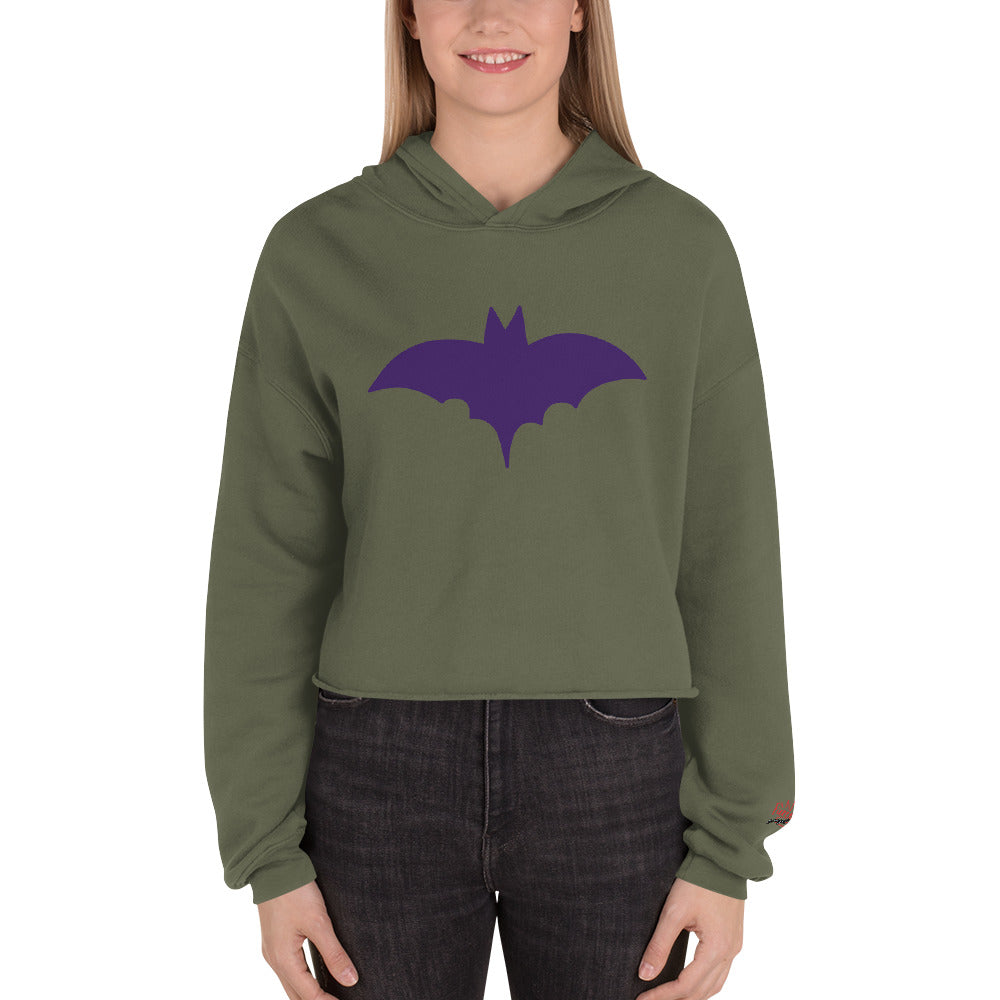Bat Signal Crop Hoodie