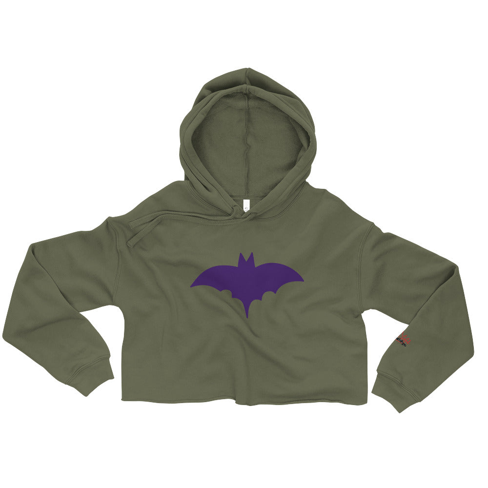 Bat Signal Crop Hoodie