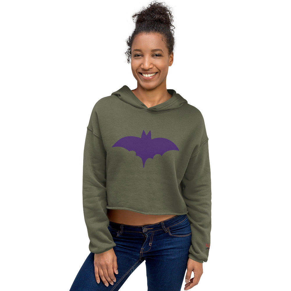 Bat Signal Crop Hoodie