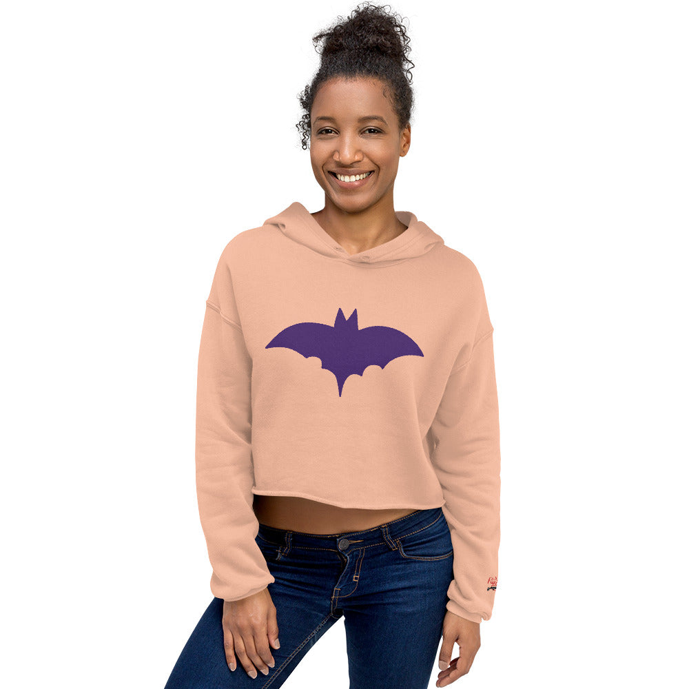 Bat Signal Crop Hoodie