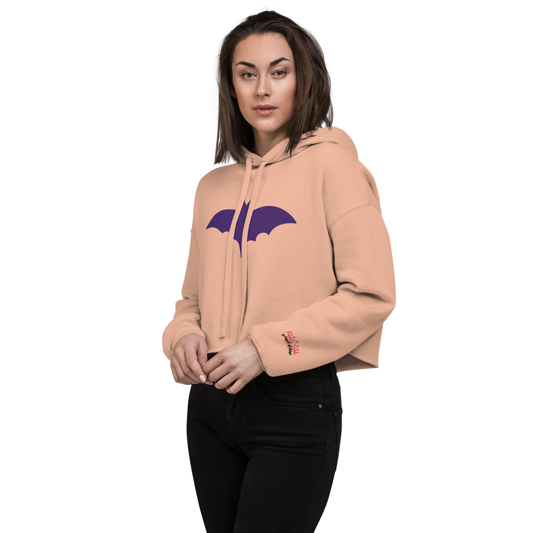 Bat Signal Crop Hoodie