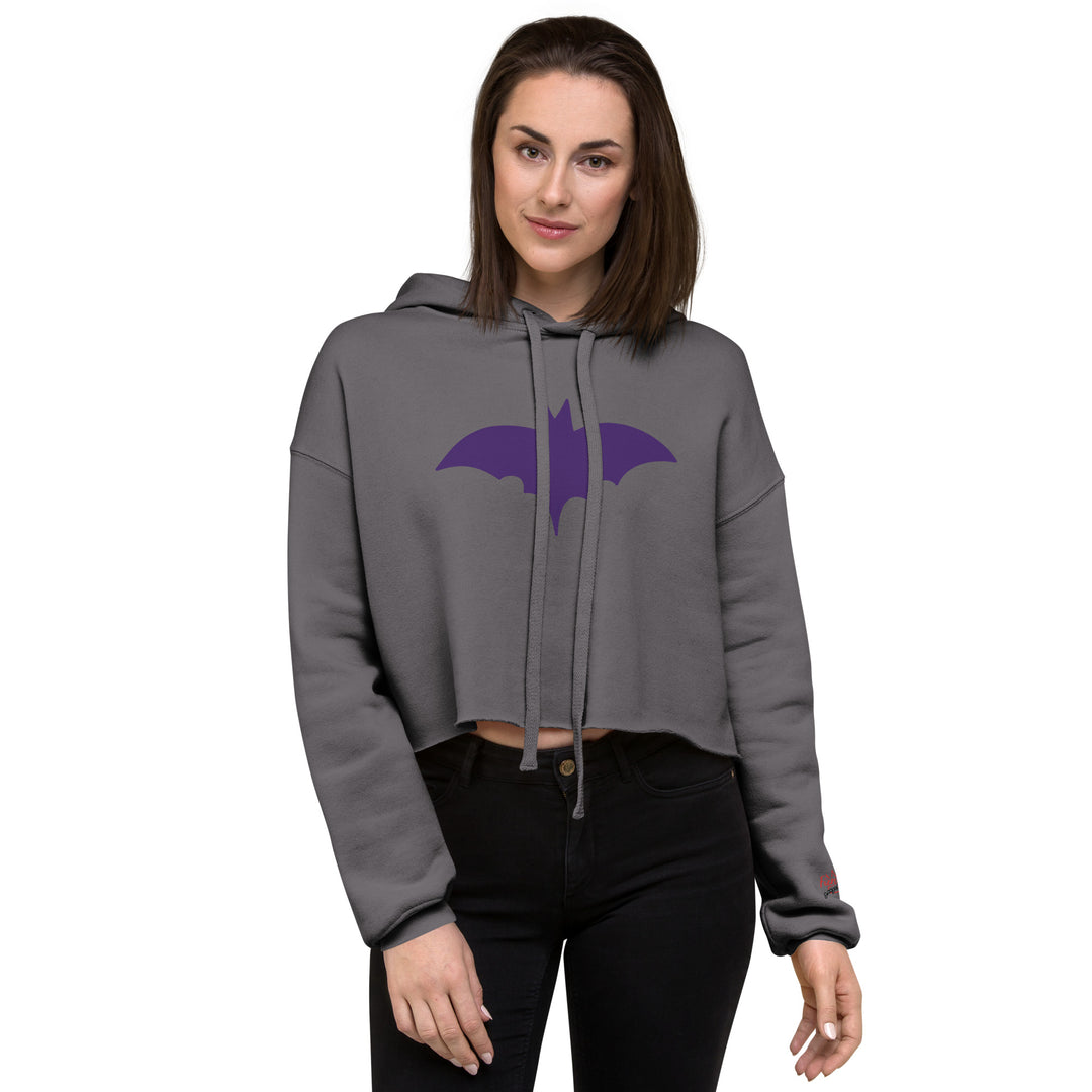 Bat Signal Crop Hoodie