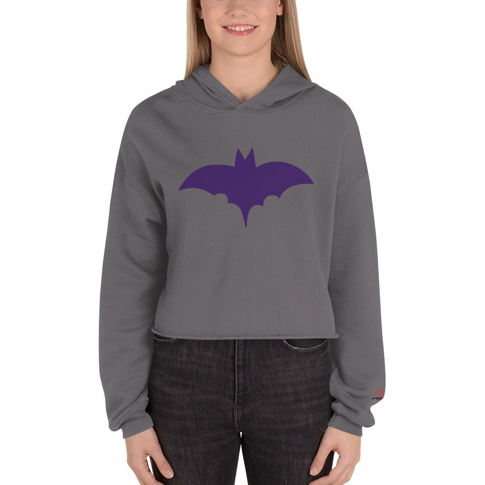 Bat Signal Crop Hoodie