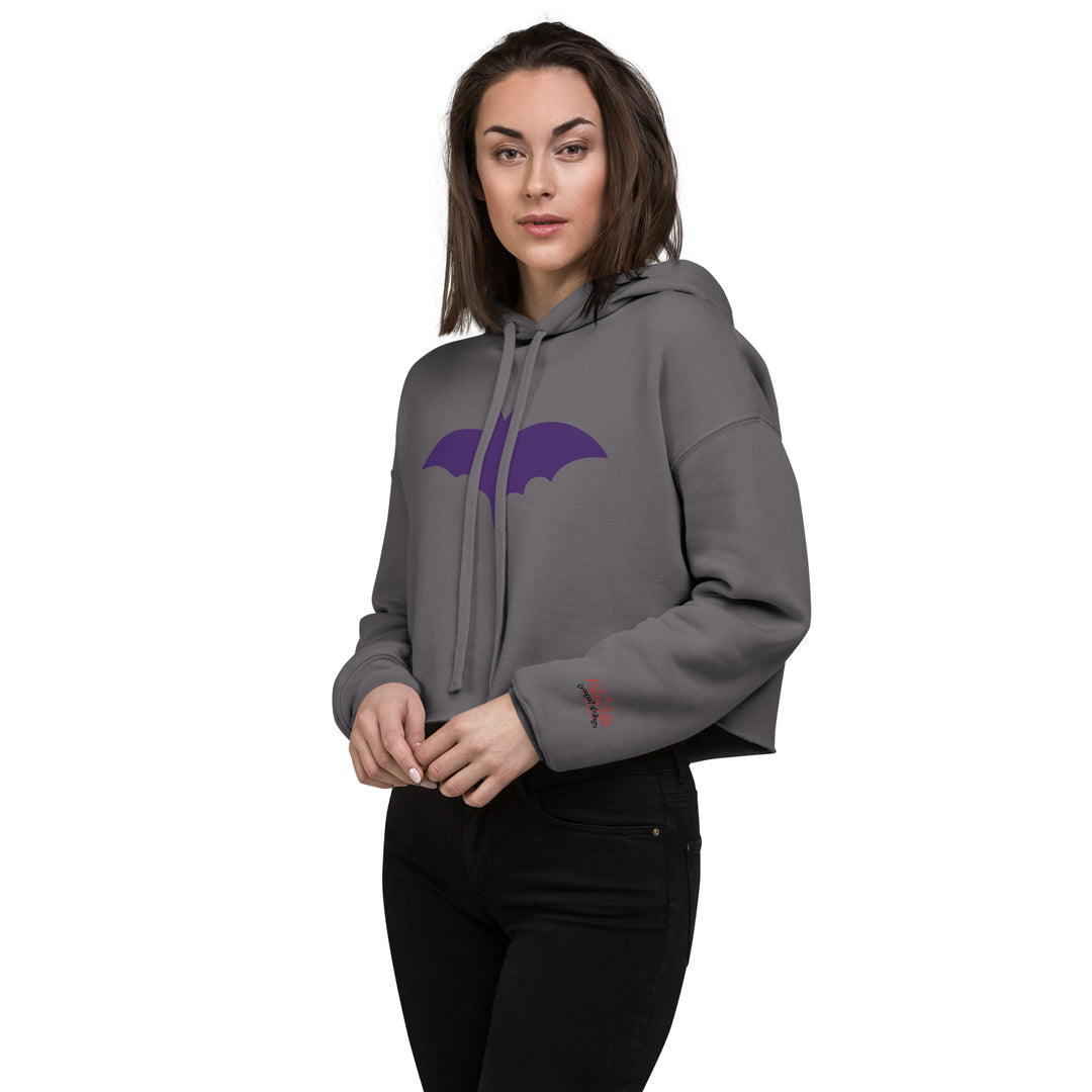 Bat Signal Crop Hoodie