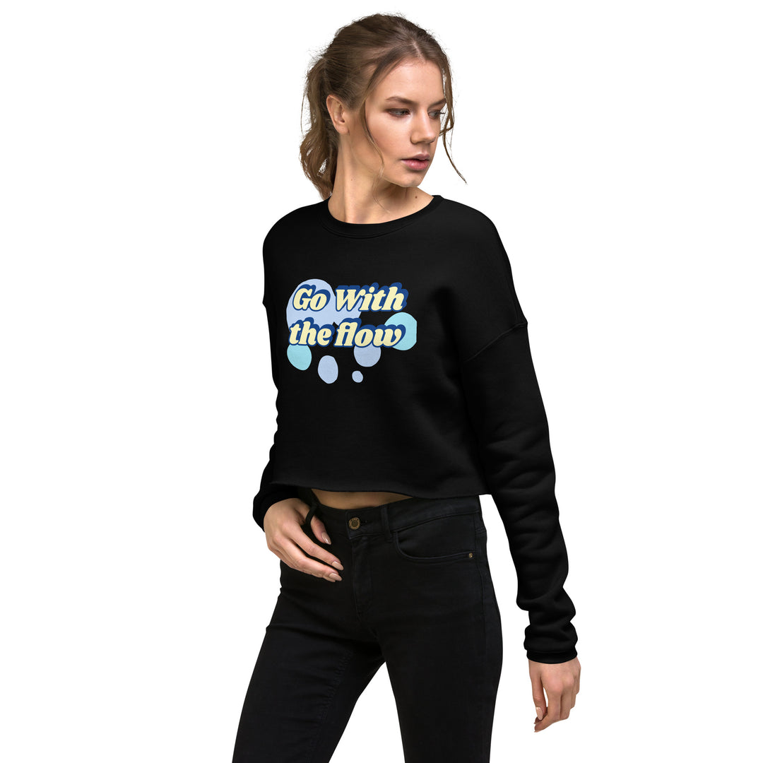 Go with the flow Crop Sweatshirt