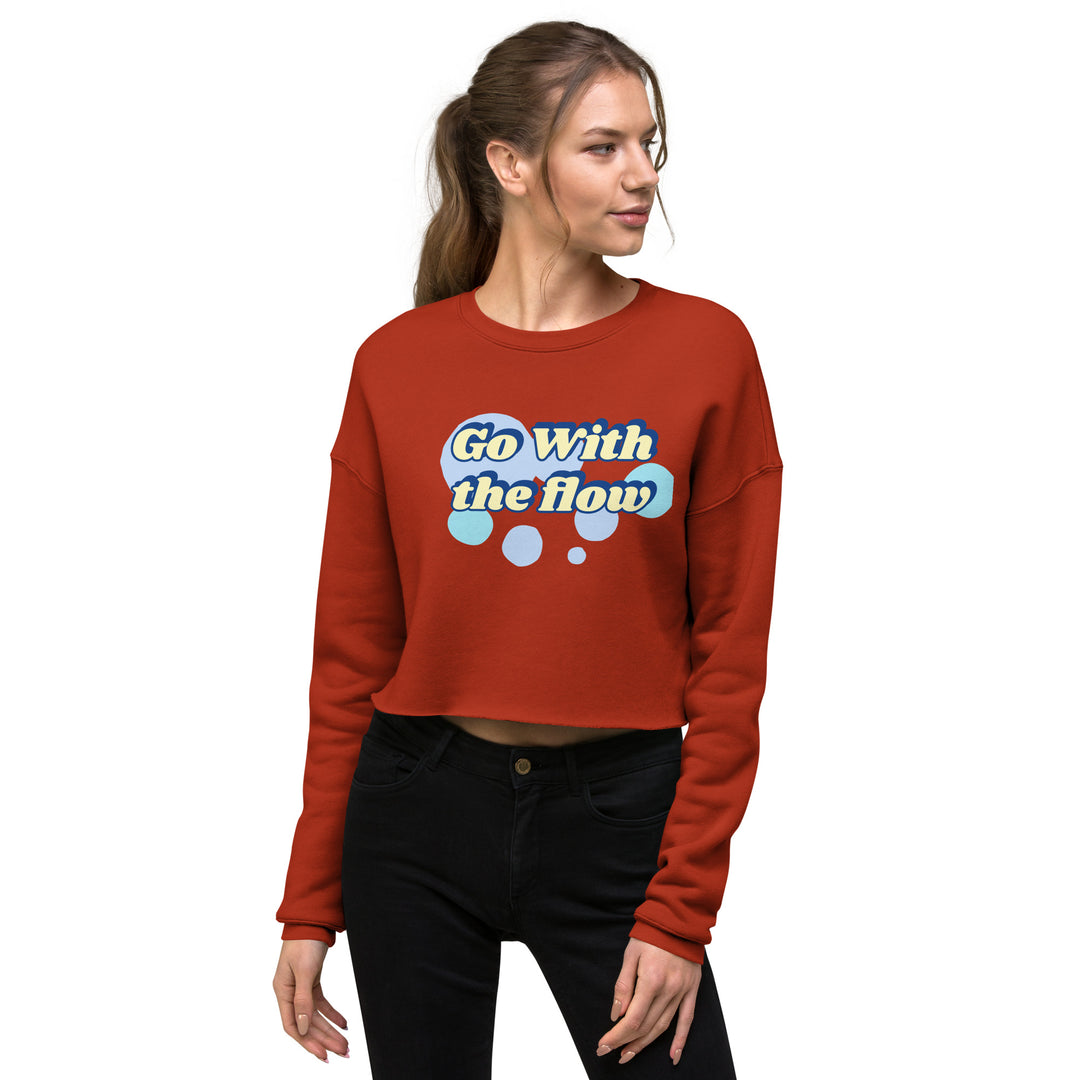Go with the flow Crop Sweatshirt