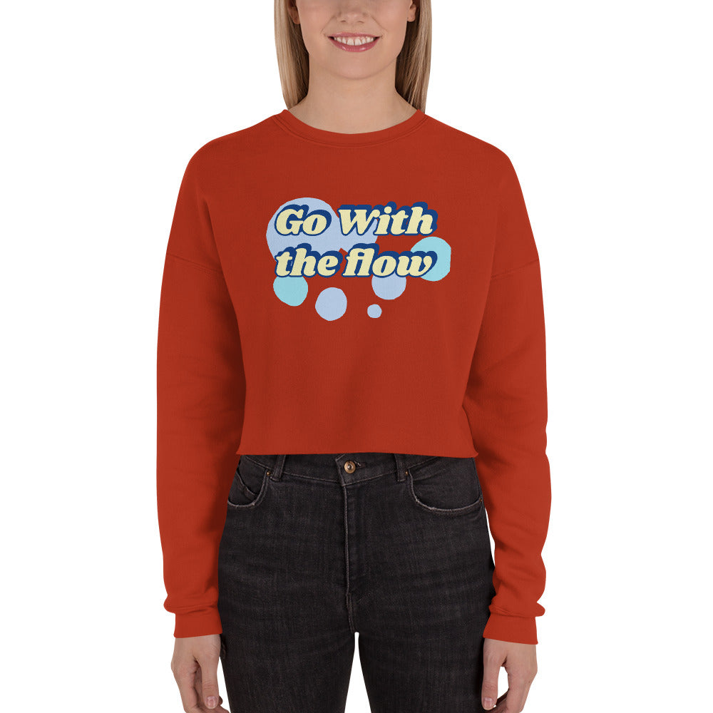 Go with the flow Crop Sweatshirt
